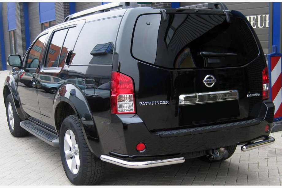 Nissan Pathfinder R51 2005-2014 гг. Задняя дуга AK003 (нержавейка) Image