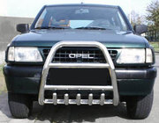 Opel Frontera 1991-1998 гг. Кенгурятник QT007 (нержавейка) фото 1
