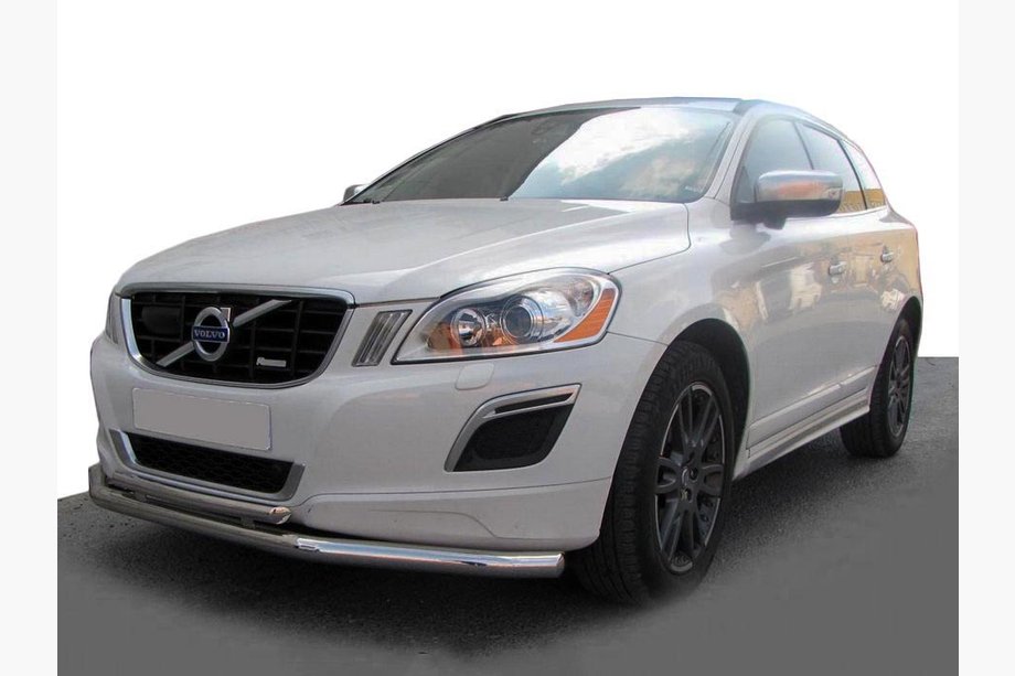 Volvo XC60 2009-2017 гг. Передняя защита ST014 (нержавейка) Image