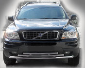 Volvo XC90 2002-2014 гг. Передняя защита ST014-2 (нержавейка) фото 1