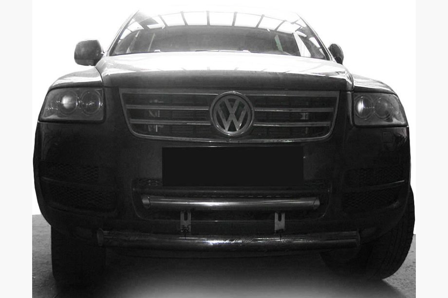 Volkswagen Touareg 2002–2010 гг. Кенгурятник ST013 Нержавейка Image