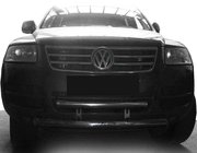 Volkswagen Touareg 2002–2010 гг. Кенгурятник ST013 Нержавейка фото 1
