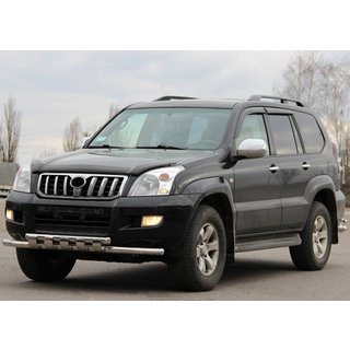 Передняя Дуга ST015 (Нержавейка) Toyota Land Cruiser Prado 120 2002-2009 гг. фото 1