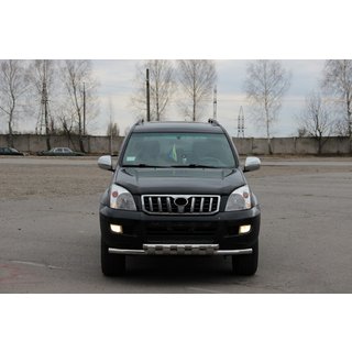 Передняя Дуга ST015 (Нержавейка) Toyota Land Cruiser Prado 120 2002-2009 гг. фото 2