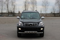 Toyota Land Cruiser Prado 120 2002-2009 гг. Передняя Дуга ST015 (Нержавейка) фото 2