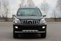 Toyota Land Cruiser Prado 120 2002-2009 гг. Передняя Дуга ST015 (Нержавейка) фото 3
