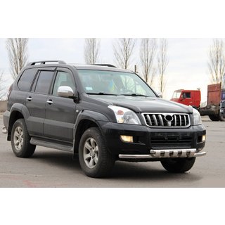 Передняя Дуга ST015 (Нержавейка) Toyota Land Cruiser Prado 120 2002-2009 гг. фото 4