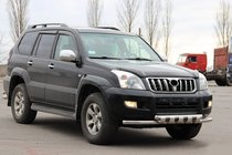 Toyota Land Cruiser Prado 120 2002-2009 гг. Передняя Дуга ST015 (Нержавейка) фото 4