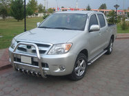 Toyota Hilux 2006-2015 гг. Кенгурятник QT007 (нержавейка) фото 2