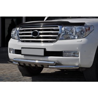 Передняя Дуга ST015 (Нержавейка) Toyota Land Cruiser 200 2007-2021 гг. фото 4