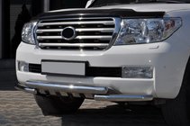 Toyota Land Cruiser 200 2007-2021 гг. Передняя Дуга ST015 (Нержавейка) фото 4