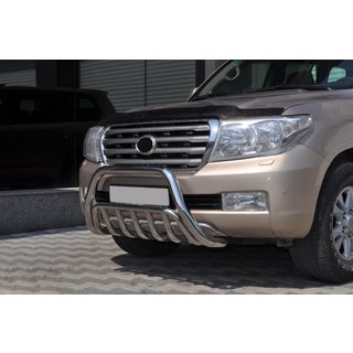 Передняя Дуга WT002 (Нержавейка) Toyota Land Cruiser 200 2007-2021 гг. фото 2