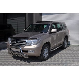 Передняя Дуга WT002 (Нержавейка) Toyota Land Cruiser 200 2007-2021 гг. фото 3