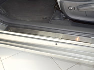 Toyota Avensis 2009-2018 гг. Накладки на Пороги Nataniko (4 шт., Нержавейка) фото 1
