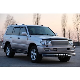 Передняя Дуга ST015 (Нержавейка) Toyota Land Cruiser 100 1998-2007 гг. фото 3