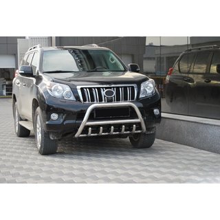 Кенгурятник WT003 (нержавейка) Toyota Land Cruiser Prado 150 2009-2023 гг. фото 3