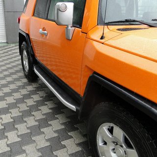 Боковые пороги Fullmond (2 шт., алюминий) Toyota FJ Cruiser 2006-2022 гг. фото 2