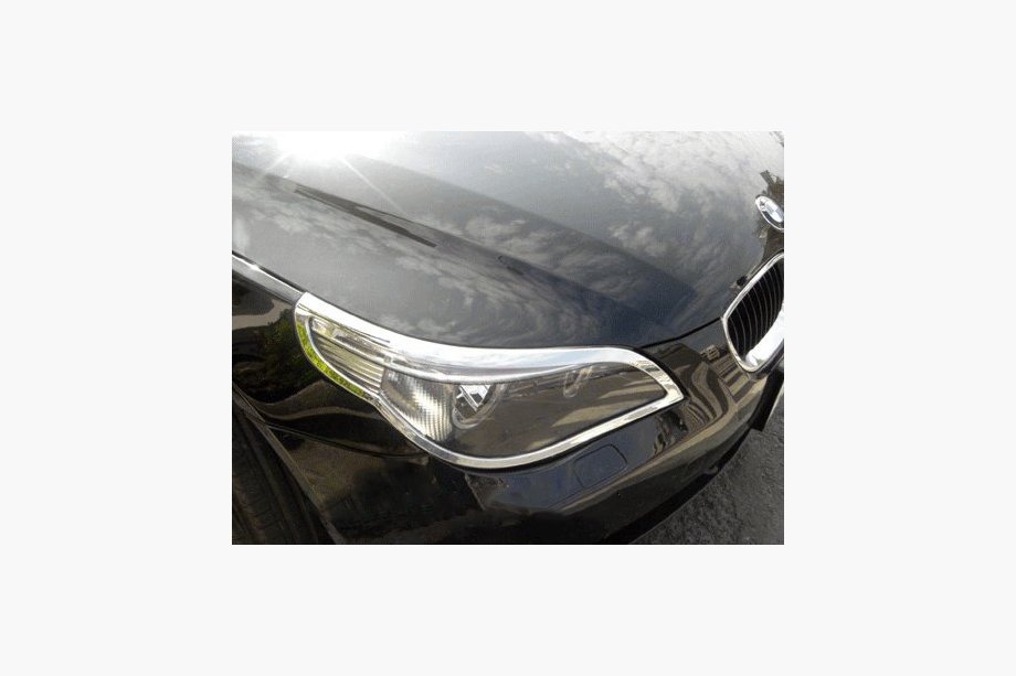 BMW 5 серия E60/E61 2003-2010 гг. Накладки на фары (2 шт., Пластик) Image
