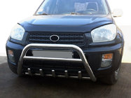 Toyota Rav 4 2001-2005 гг. Кенгурятник WT003 (нержавейка) фото 1