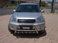 Toyota Rav 4 2001-2005 гг. Кенгурятник WT003 (нержавейка) фото 6