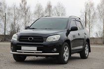 Toyota Rav 4 2006-2013 гг. Передняя защита ST014-1 (нержавейка) фото 3