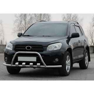 Кенгурятник WT-ST15 Нержавейка Toyota Rav 4 2006-2013 гг. фото 1