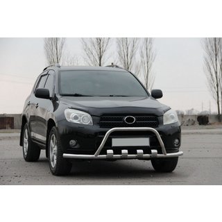 Кенгурятник WT-ST15 Нержавейка Toyota Rav 4 2006-2013 гг. фото 2