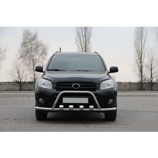 Кенгурятник WT-ST15 Нержавейка Toyota Rav 4 2006-2013 гг. фото 3