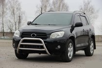 Toyota Rav 4 2006-2013 гг. Передняя защита WT022 Нержавейка фото 3