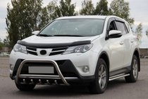 Toyota Rav 4 2013-2018 гг. Кенгурятник WT003 (нержавейка) фото 3