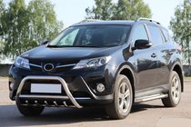 Toyota Rav 4 2013-2018 гг. Кенгурятник WT003 (нержавейка) фото 4