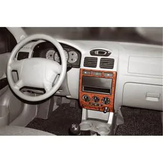 Накладки на панель приборов (2002-2005) Kia Rio 2000-2005 гг. фото 2