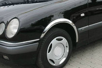 Mercedes E-class W210 1995-2002 гг. Накладки на арки (4 шт, нержавейка) фото 1