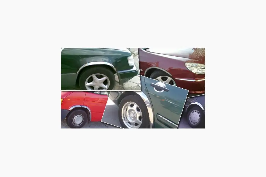 Seat Alhambra 1996-2010 гг. Накладки на арки из нержавейки (4 шт) Фото 6
