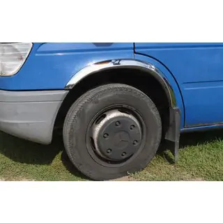 Накладки на арки из нержавейки (4 шт) фото 1