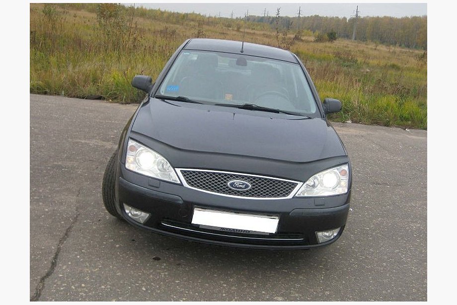 Ford Mondeo 2000-2007 гг. Дефлектор капота (VIP) Image