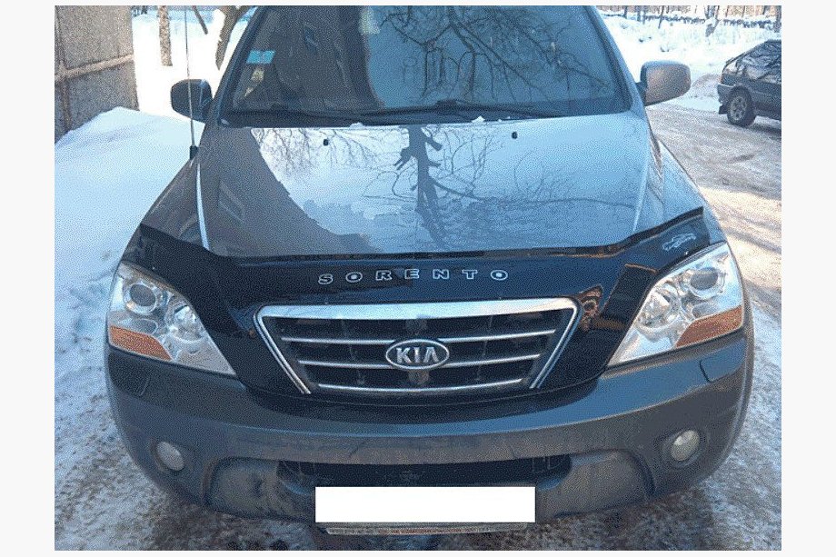 Kia Sorento I BL 2002-2009 гг. Дефлектор капота (VIP) Image
