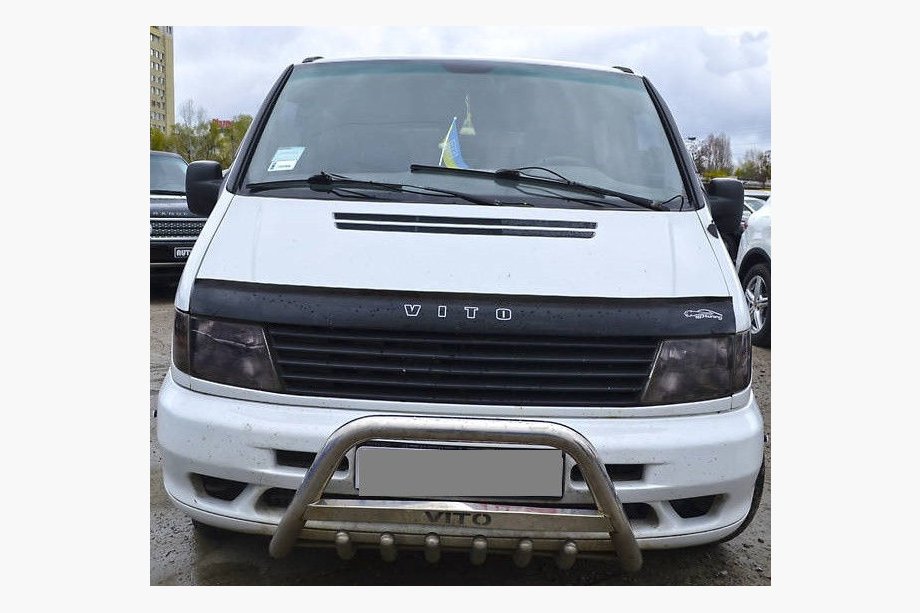 Mercedes Vito W638 1996-2003 гг. Дефлектор капота (VIP) Image