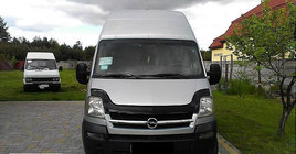 Renault Master 1998-2010 гг. Дефлектор капота (VIP) фото 2