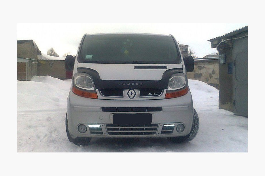 Renault Trafic 2001–2015 гг. Дефлектор капота Длинный (VIP) Image