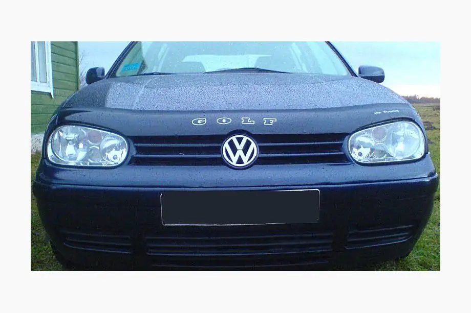 Volkswagen Golf 4 1997-2006 гг. Дефлектор капота (VIP) Image