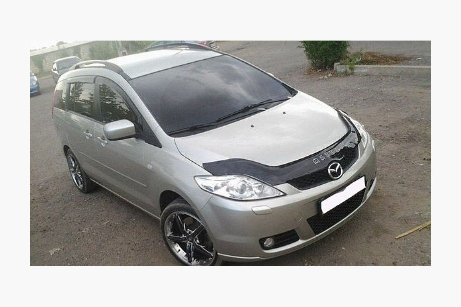 Mazda 5 2010-2018 гг. Дефлектор капота (VIP) Image