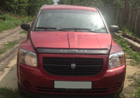 Dodge Caliber 2006-2011 гг. Дефлектор капота (VIP) фото 1