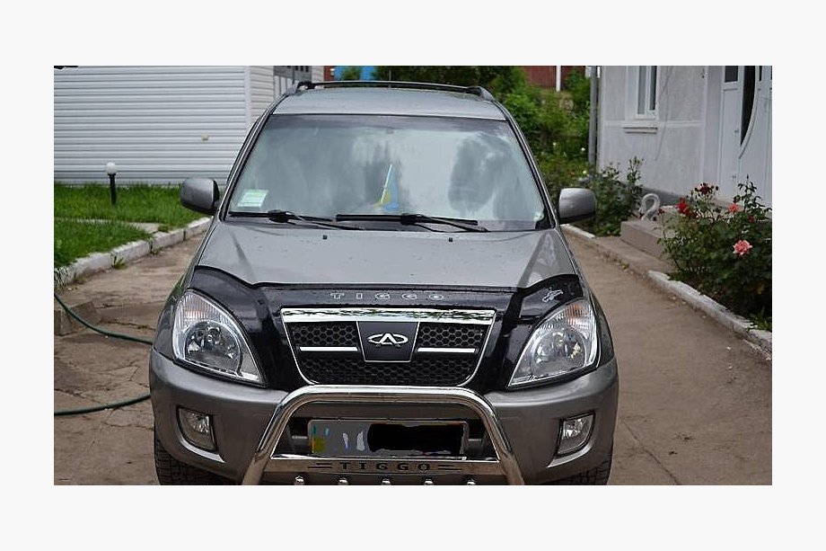Chery Tiggo 1 2005-2016 гг. Дефлектор капота (VIP) Image