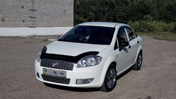 Fiat Linea 2006-2018 гг. Дефлектор капота (VIP) фото 1