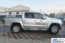 Volkswagen Amarok 2010-2022 гг. Боковые трубы (2 шт., нержавейка) 60мм фото 6