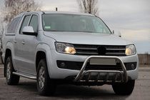 Volkswagen Amarok 2010-2022 гг. Кенгурятник WT002 (Нержавейка) фото 3