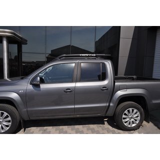 Черные рейлинги с поперечинами Mitsubishi L200 2006-2015 гг. фото 3
