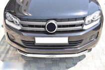 Volkswagen Amarok 2010-2022 гг. Передняя защита ST008 (нержавейка) фото 4