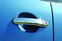 Seat Ibiza 2002-2009 гг. Накладки на дверные ручки из нержавеющей стали фото 1